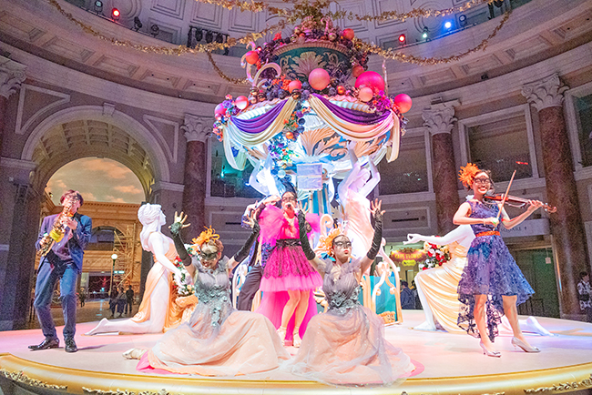 イマーシブ・フォート東京のハロウィンイベント「#イマハロ」のアトラクション「ハロウィン・マスカレード」の写真