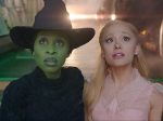 L to R: Cynthia Erivo is Elphaba and Ariana Grande is Glinda in WICKED, directed by Jon M. Chu