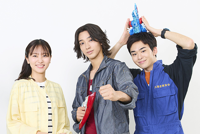 『ウルトラマンオメガ』キャスト 近藤頌利さん、吉田晴登さん、工藤綾乃さん、武居正能監督インタビューの写真